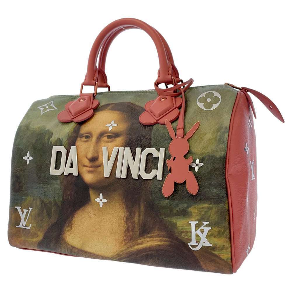 Louis Vuitton Speedy 30 Da Vinci Monogram Bag